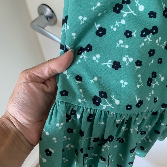 Lulus green printed dress size 8 - Picture 5 of 5